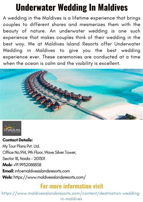 Underwater Wedding In Maldives | Underwater wedding, Maldives island, Maldives