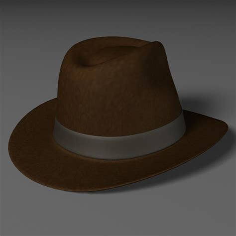 Indiana Jones Hat 3d Model