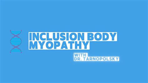 Inclusion Body Myopathy - YouTube