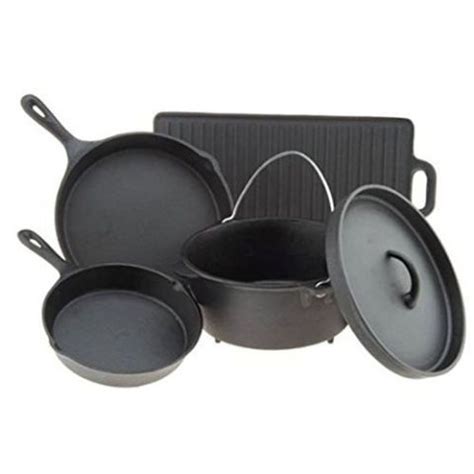 10 Best Cast Iron Cookware Sets in 2018 - Cast Iron Pots, Pans and Skillets