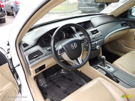 Ivory Interior 2008 Honda Accord EX-L Coupe Photo #79424348 | GTCarLot.com