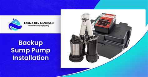 Backup Sump Pump Installation | Perma Dry Michigan