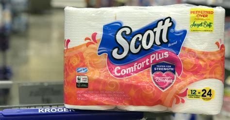 Scott Comfort Plus Bath Tissue (12 double rolls) as low as $3.50 each at Kroger!! | Kroger Krazy