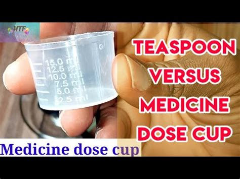 Is A Teaspoon 5ml Of A Medicine Dose Cup? - YouTube