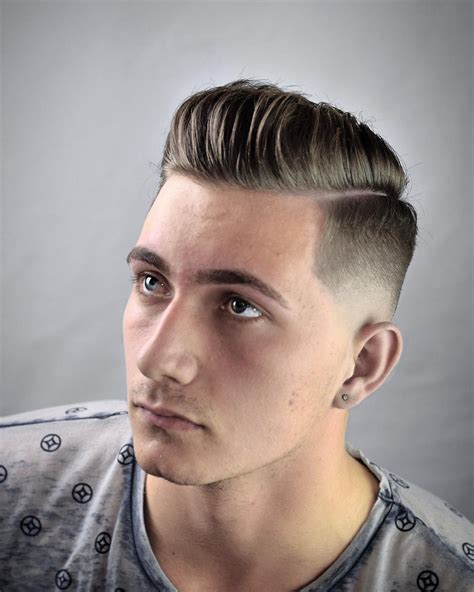 Low Skin Fade With Side Part | Haircuts for men, Mens haircuts short, White boy haircuts