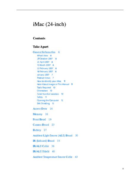 APPLE IMAC 24INCH Service Manual download, schematics, eeprom, repair ...