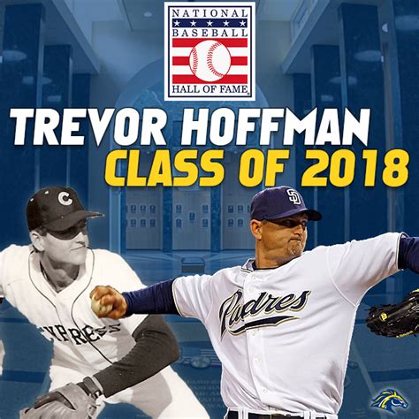 MLB Inducts Alum Trevor Hoffman into Hall of Fame - Cypress College