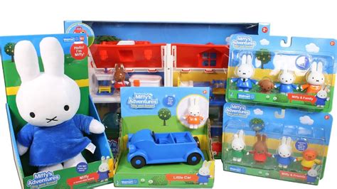 Miffy's Adventures Big and Small Unboxing Toy Review House Playset, Plush, Little Car and MORE ...