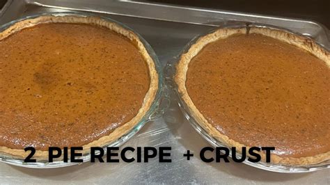 Pie Crust + Pumpkin Pie using Libby’s Pumpkin Pie Recipe - YouTube