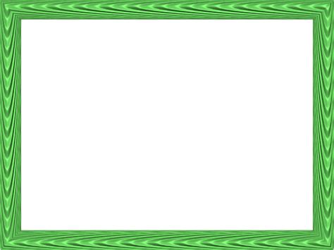 Green Border Frame PNG HD - PNG Mart