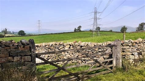 View through field gateway of fields... © Luke Shaw :: Geograph Britain and Ireland