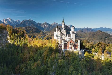 Autumn, Bavarian Alps, Castle Photograph by Ingmar Wesemann