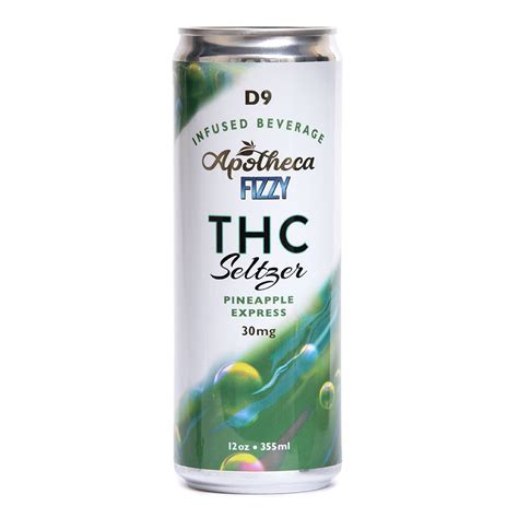 D9 THC Infused Fizzy Seltzer - 30mg - 12oz | Apotheca