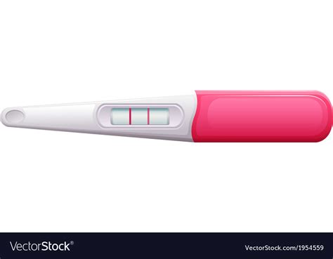 A pregnancy test Royalty Free Vector Image - VectorStock