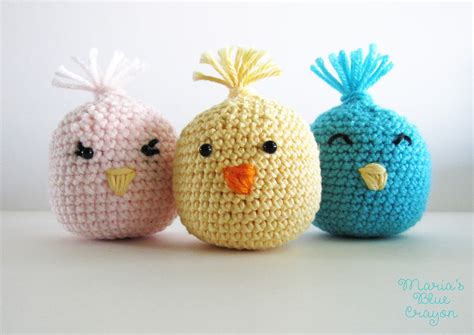 Easter Chick Amiugurumi Free Crochet Pattern - Maria's Blue Crayon