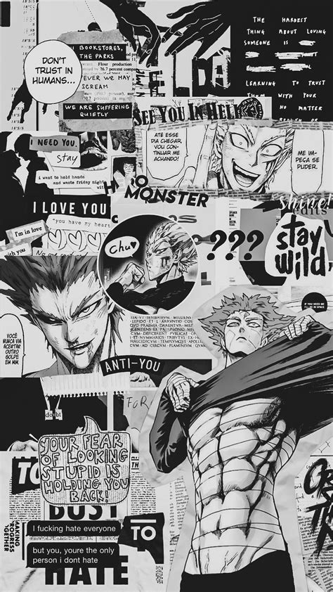 One Punch Man Vs Garou Manga Panels