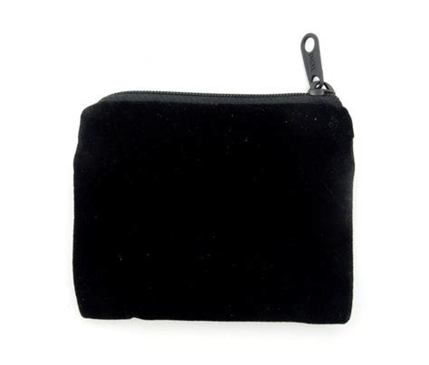 Black Velvet Gemstone Zipper Carrying Bag Great Gift Bag - Etsy