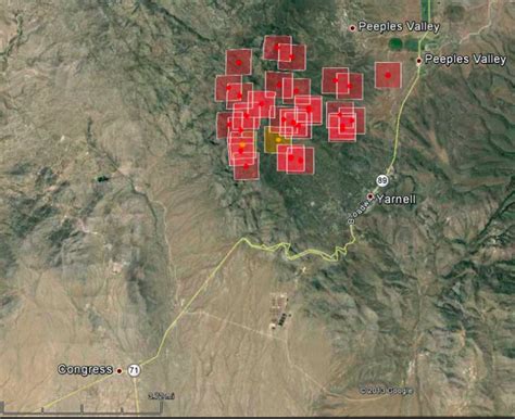 Yarnell Hill, Arizona fire map 2013 [UPDATE}: 19 firefighters tragically killed in wildfire ...