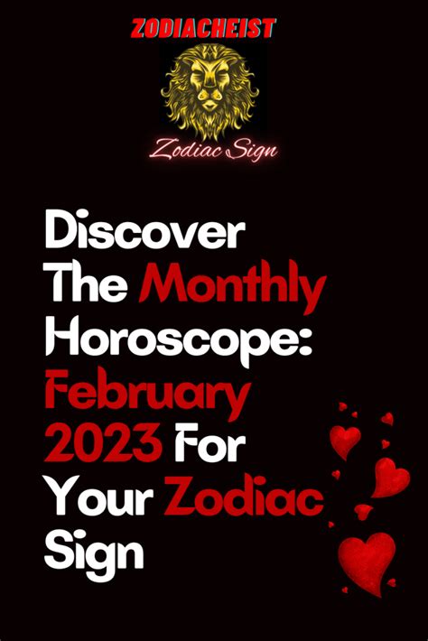 Discover The Monthly Horoscope: February, 2023 For Your Zodiac Sign ...