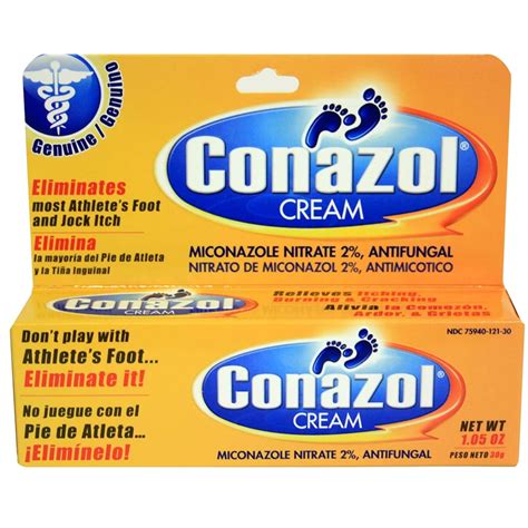 Conazol Antifungal Cream. Foot and Skin Fungus Treatment. 1.05 oz / 30 G - Walmart.com - Walmart.com