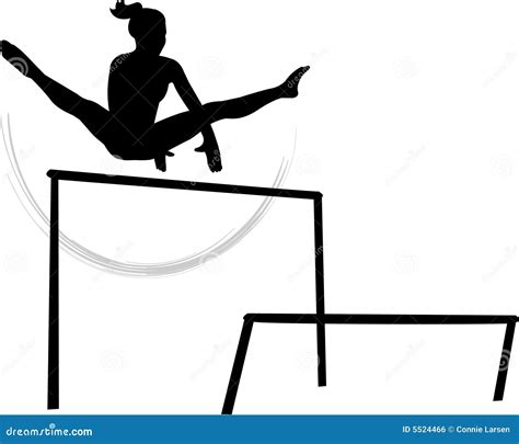 Women's Gymnastics Uneven Parallel Bars Royalty Free Stock Image - Image: 5524466