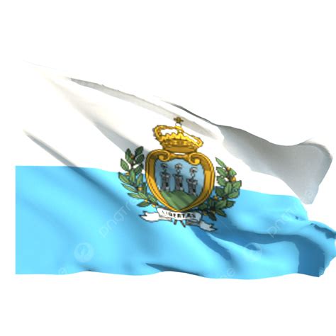 San Marino Flag Waving PNG, Vector, PSD, and Clipart With Transparent Background for Free ...