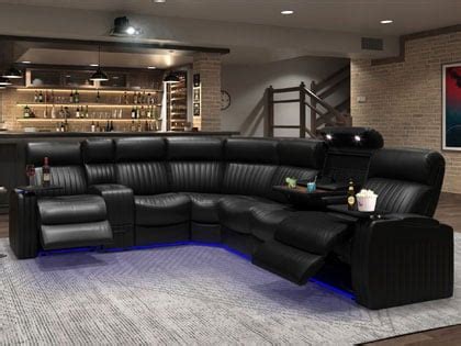 Home Theater Sectionals | Movie Room Sectional Sofas