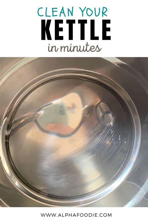 How to Clean An Electric Kettle - Alphafoodie