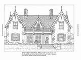 Victorian House Coloring Pages  Nation sketch template