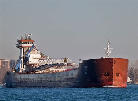 Photo of the Week: Great Lakes Freighter Celebrates the Holidays