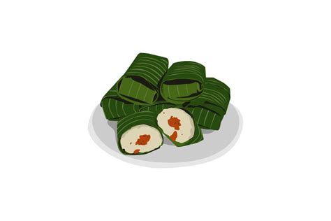 Lemper Indonesian Food Design Vector Graphic by Muhammad Rizky Klinsman ...