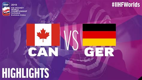 Canada vs. Germany - Game Highlights - The Hockey Buzz