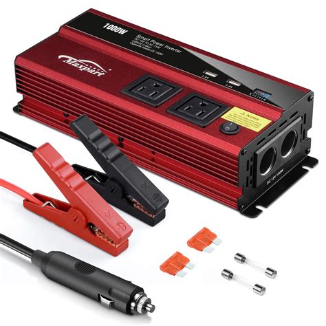 Buy Inverter 1000W Car Power Inverters,12v DC to 110v AC Converter with ...