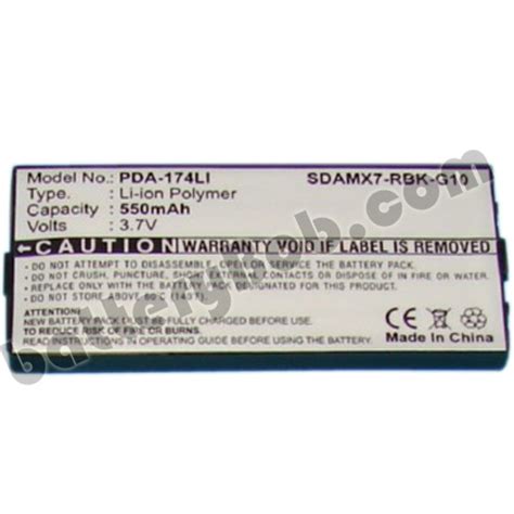 Sandisk Sansa C240 Replacement Battery PDA-174LI - PDA & E-Reader ...