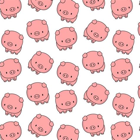 Cute Baby Pattern Vector PNG Images, Cute Baby Pig Pattern, Pig, Pattern, Cute PNG Image For ...