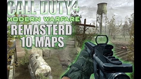 COD4 REMASTERED - 10 MAPS iN MP - YouTube