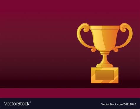 Trophy background Royalty Free Vector Image - VectorStock