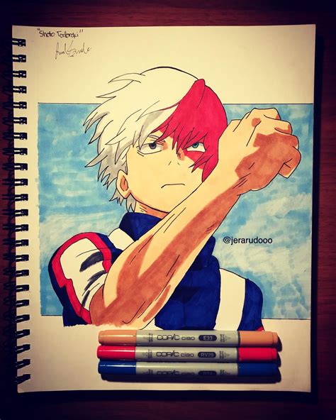 Todoroki fan art, CC appreciated! : BokuNoHeroAcademia