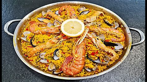 PAELLA VALENCIANA DE MARISCOS - YouTube