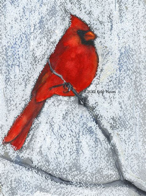 Red and the Peanut: Winter cardinals...