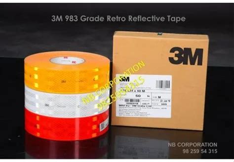 Retro Reflective Tape - Red Yellow White 3M Conspicuity Tape ...