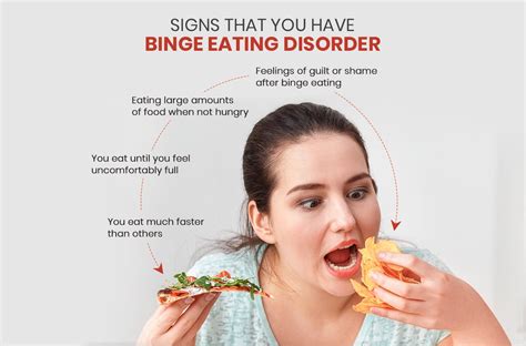 Signs that you have a binge eating disorder