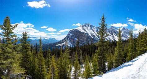 Beautiful View of Fairview Mountain in Alberta, Canada Stock Photo ...