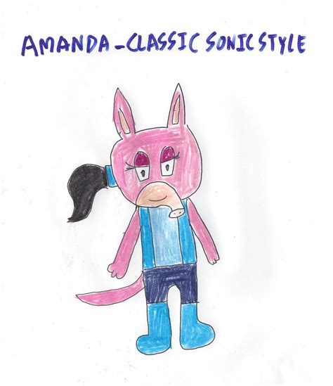 Amanda - Classic Sonic Style by dth1971 on DeviantArt