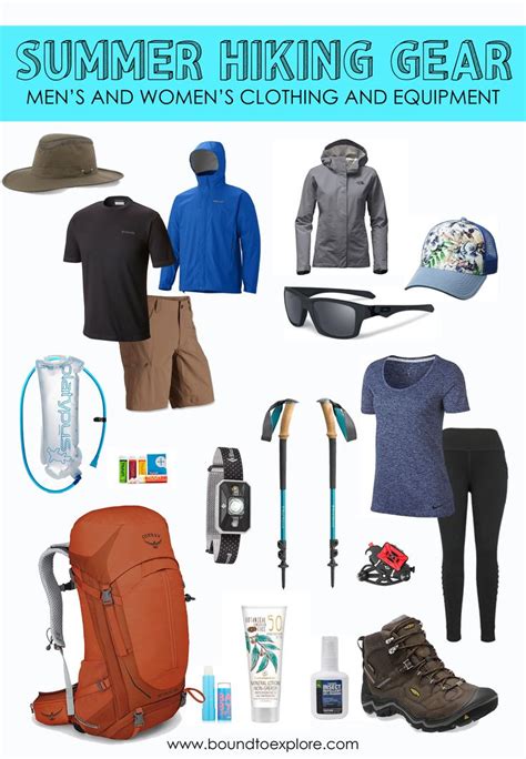 Essential Hiking Gear for Summer - Bound to Explore | Hiking outfit ...