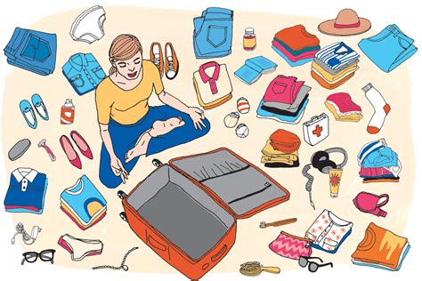 Packing For Vacation Clipart