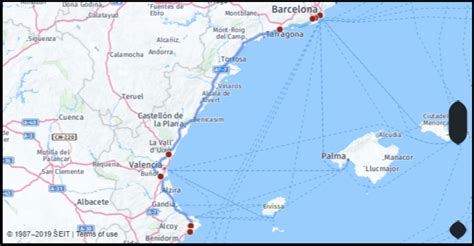 What is the distance from Barcelona Spain to Calpe Spain? Google Maps Mileage, Driving ...