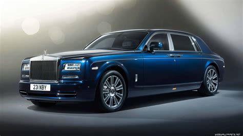 Blue 2017 Rolls Royce Phantom UHD 4K Wallpaper | Pixelz