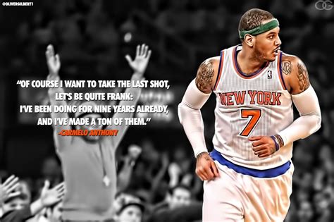 Carmelo Anthony Quote. | Basketball quotes, Best nba players, Carmelo ...