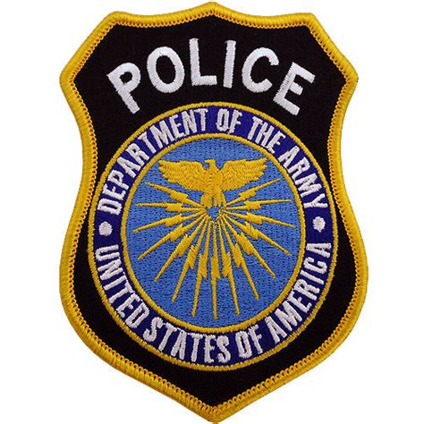 Department of the Army - Police Class A Patch (Large) | USAMM